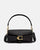 Coach Tabby Shoulder Bag 26 in black pebble leather with gold C hardware