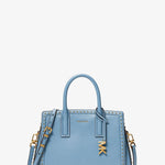 Michael Kors Blue Leather Satchel Bag